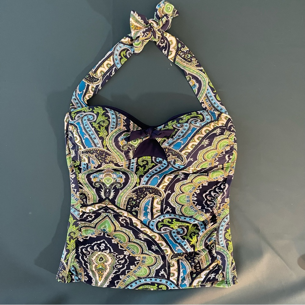 Tommy Bahama Paisley Bandini Swim Top